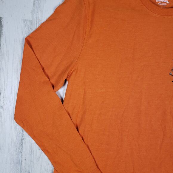 NWT Izod Saltwater Graphic Harvest Orange Jeep Long Sleeve Tee Men's Size Small - Picture 3 of 12